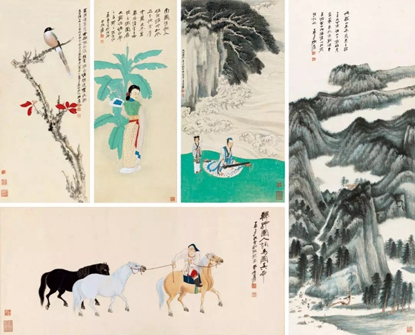 秘藏73年！1947年张大千震撼上海滩的传奇大展，神秘原作首次重现- 时代